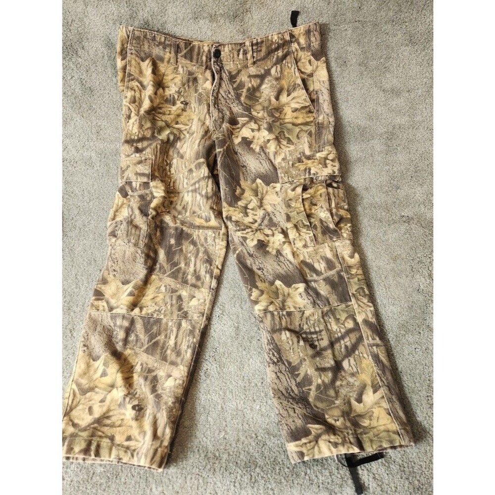 Columbia Mossy Oak Camo Double Knee Cargo Pants Men’s 38x31 Vintage